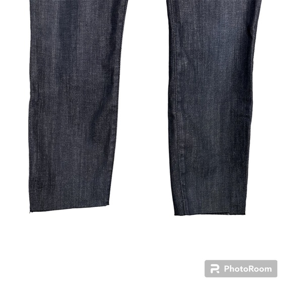 Current Elliot The Stiletto Gray Wash Raw Hem Jeans - Picture 11 of 16